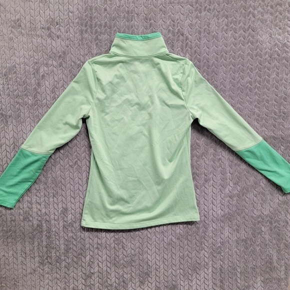 The North Face Canyonlands ¼ Zip Fleece Lightweight Pullover Womens Small Green - Picture 8 of 10